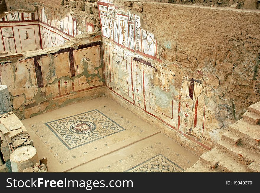 Old terrace house - Ephesus / Turkey. Old terrace house - Ephesus / Turkey