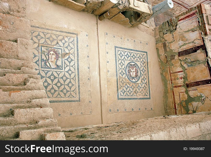 Old terrace house - Ephesus / Turkey. Old terrace house - Ephesus / Turkey