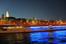 Russia, Moscow, Night View Stock Photos Russia, Moscow, Night View Stock Photos