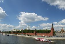 Russia, Moscow. Panoramic View Stock Image
