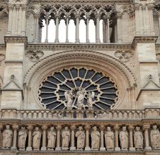 Detail Of Notre Dame De Paris Stock Photo