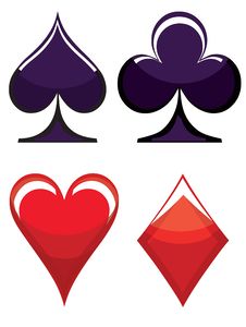 Playing Card Symbols Stock Photo Playing Card Symbols Stock Photo