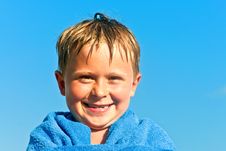 Portrait Of Cute Boy At The Beach Stock Photo Portrait Of Cute Boy At The Beach Stock Photo