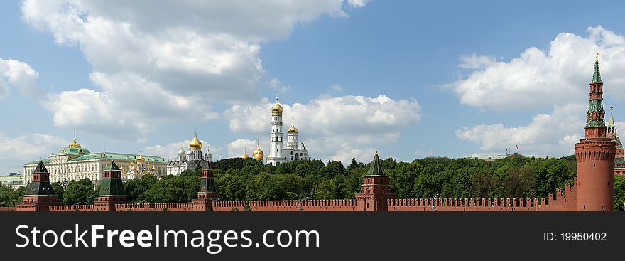 Russia, Moscow. Panoramic view