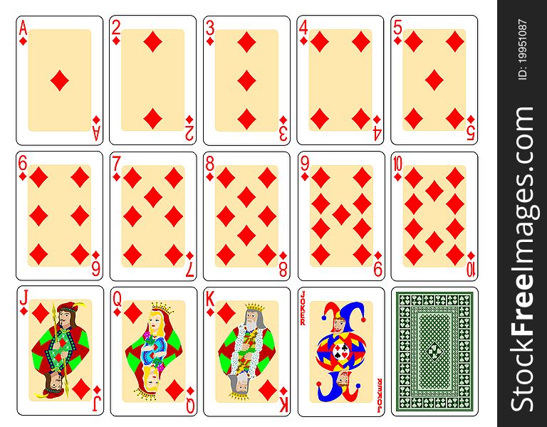 Playing Cards - diamonds