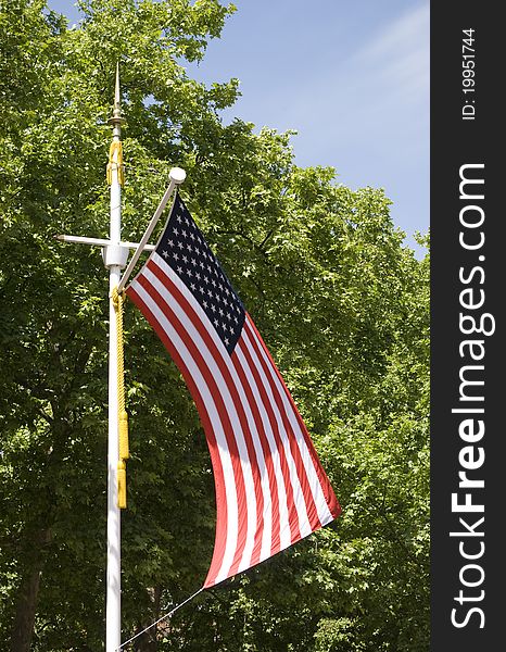 The American Flag during the State visit of The American President Barack Obama on the 25 May 2011. The Mall heading to Buckingham Palace. The American Flag during the State visit of The American President Barack Obama on the 25 May 2011. The Mall heading to Buckingham Palace.