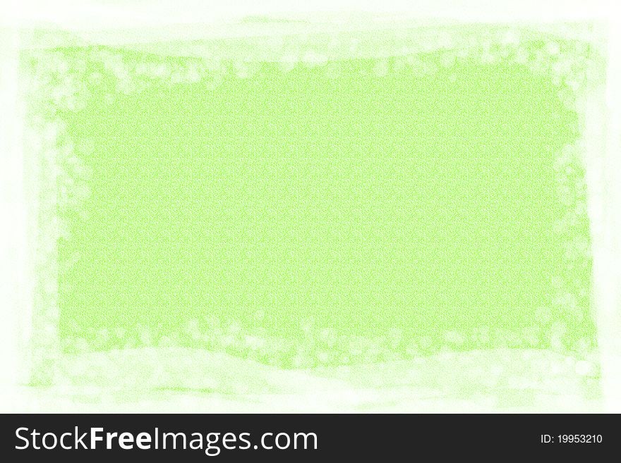 Beauty green background with white frame