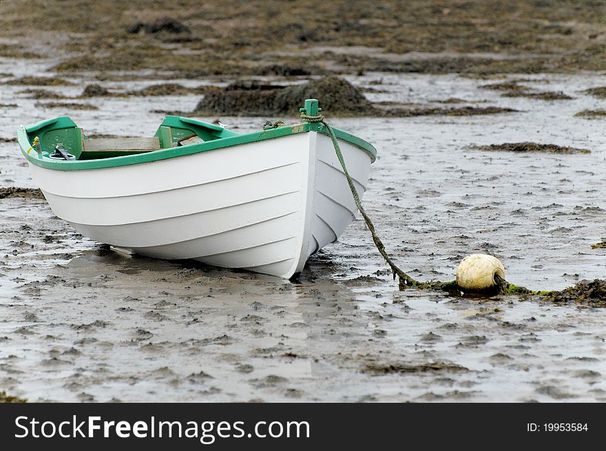 White Rowboat