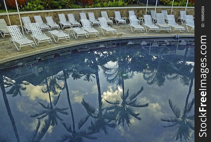 Empty Chairs, Poolside
