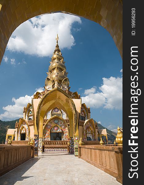 Wat Phra That Phasornkaew is a place for meditation at Phetchabun province Thailand. Wat Phra That Phasornkaew is a place for meditation at Phetchabun province Thailand