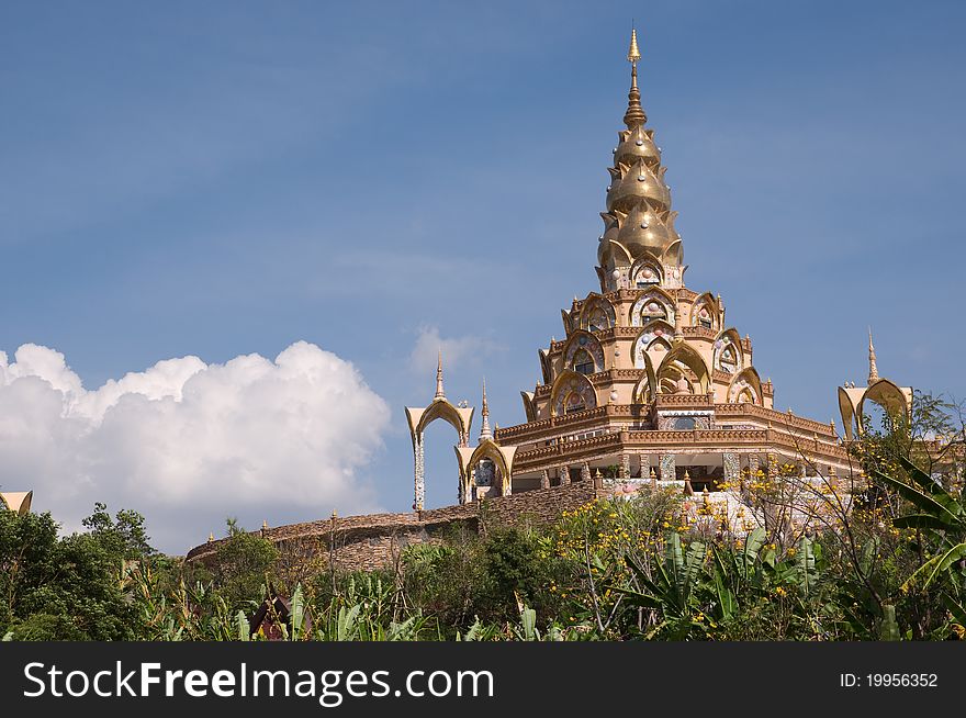 Wat Phra That Phasornkaew is a place for meditation at Phetchabun province Thailand. Wat Phra That Phasornkaew is a place for meditation at Phetchabun province Thailand