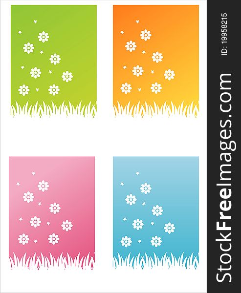 Colorful Floral Backgrounds