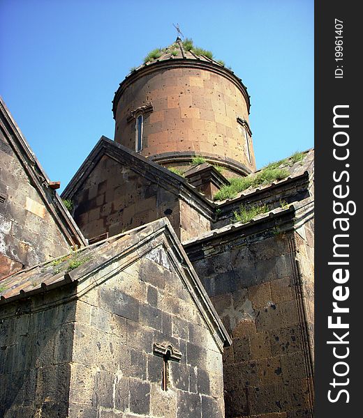 Saghmosavank is a 13th century monastery, Armenia. Saghmosavank is a 13th century monastery, Armenia