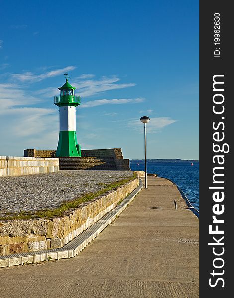 The lighthouse in Sassnitz (Germany).