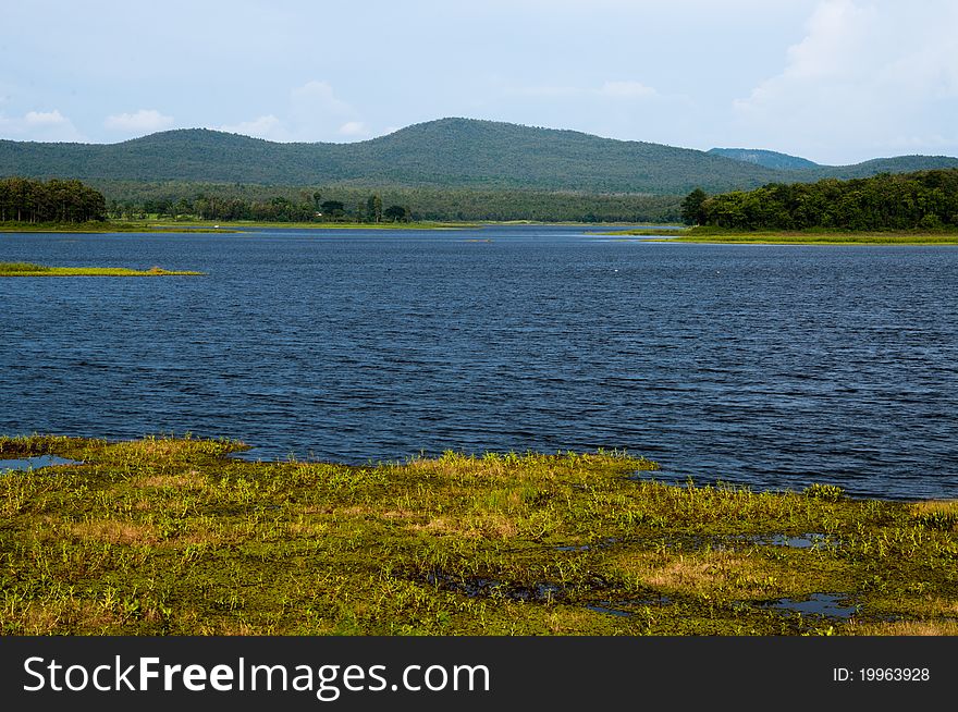 Mae-Puem Lake in Phayao, Thailand. Mae-Puem Lake in Phayao, Thailand