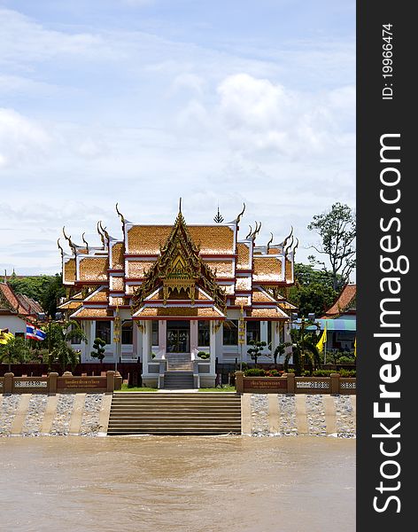 Ksatra Ram temple. Thai temples in Ayutthaya. Ksatra Ram temple. Thai temples in Ayutthaya