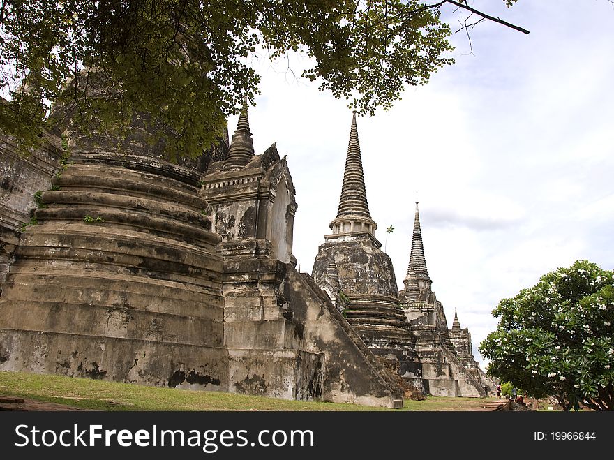 Wat phra sri sanphet Ayutthaya Thailand