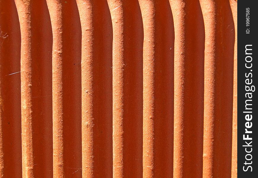 Brick texture close-up, orange color