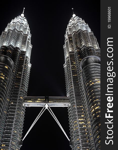 Petronas Twin Towers in Kuala Lumpur, Malaysia