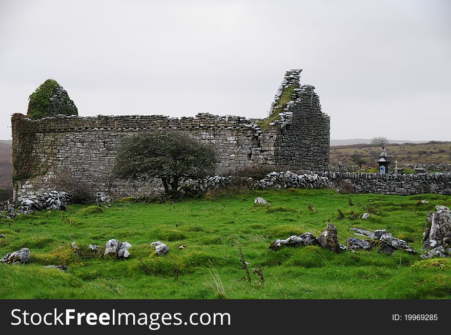 Old church outside of Dublin, Ireland. Old church outside of Dublin, Ireland