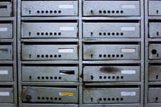 Old Mailboxes Stock Image