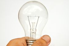 Hand And Bulb Stock Photography Hand And Bulb Stock Photography