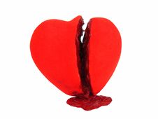 Broken Bleeding Heart Royalty Free Stock Photo Broken Bleeding Heart Royalty Free Stock Photo