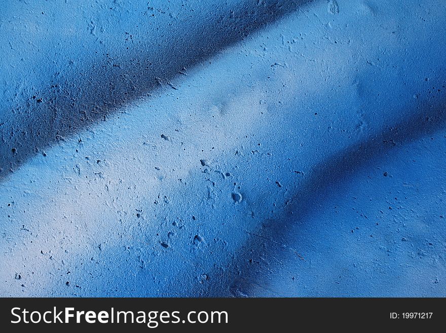 Abstract graffiti background of blue color