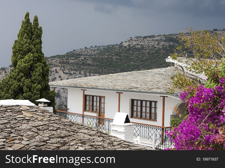 Very old greek monastery in thassos island