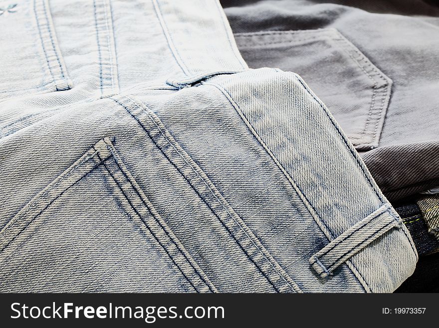 Jeans, very resistant, and beautiful.