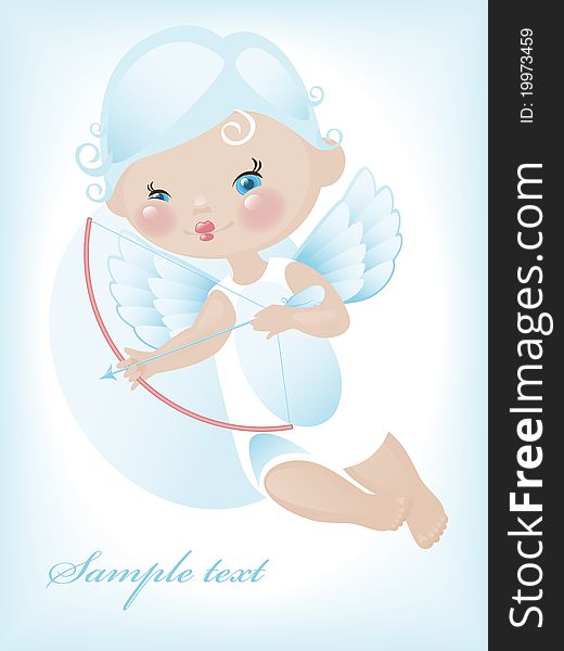 Angel with hearts. valentine 4. Similar in a portfolio. Angel with hearts. valentine 4. Similar in a portfolio