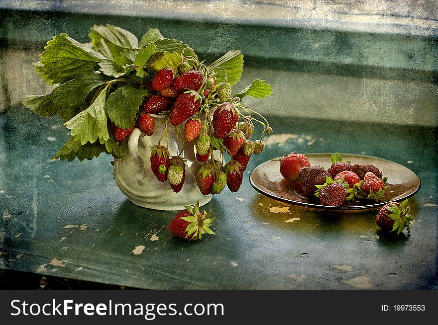 Still Life With A Strawberry