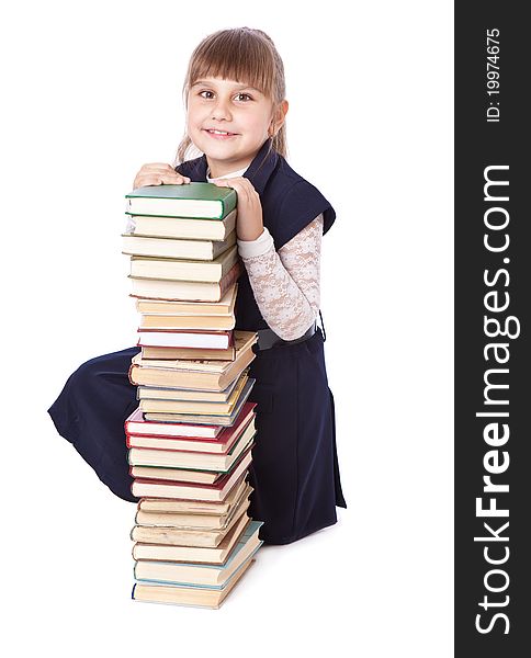 Schoolgirl With Books I