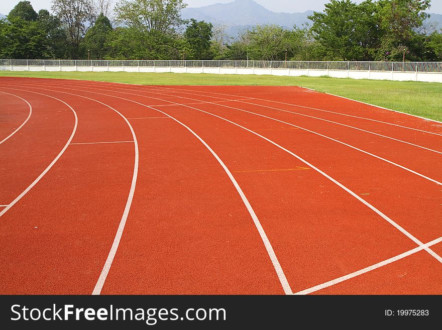 Curve of a Running Track