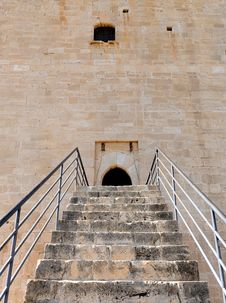 Castle Entrance , Kolossi Limassol Cyprus Stock Photography