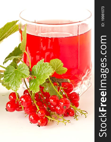 Delicious compote of fresh red currants. Delicious compote of fresh red currants