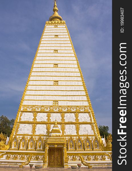 Bodhgaya-style stupa in Ubonratchathani,Thailand. Bodhgaya-style stupa in Ubonratchathani,Thailand