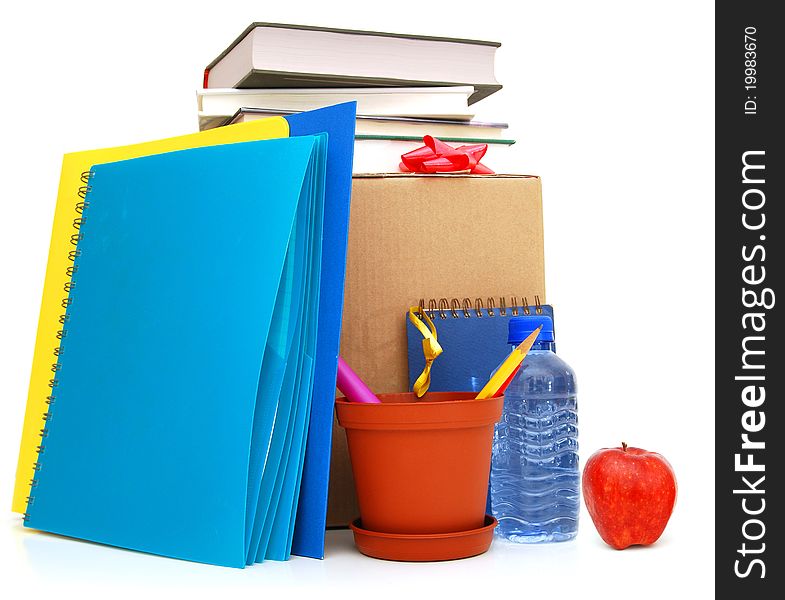 School supplies in classroom order. School supplies in classroom order