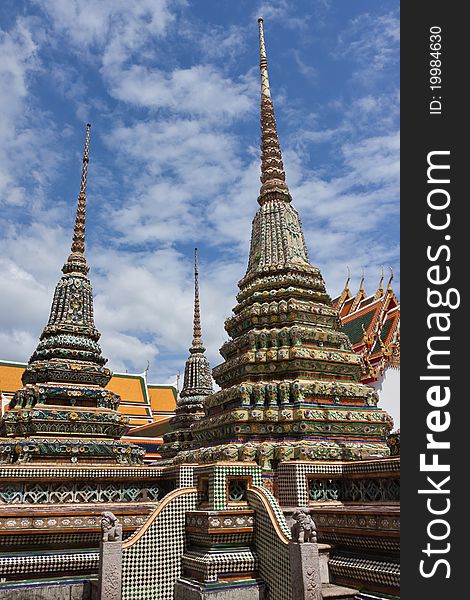 The Temple of reclining buddha, Bangkok,Thailand