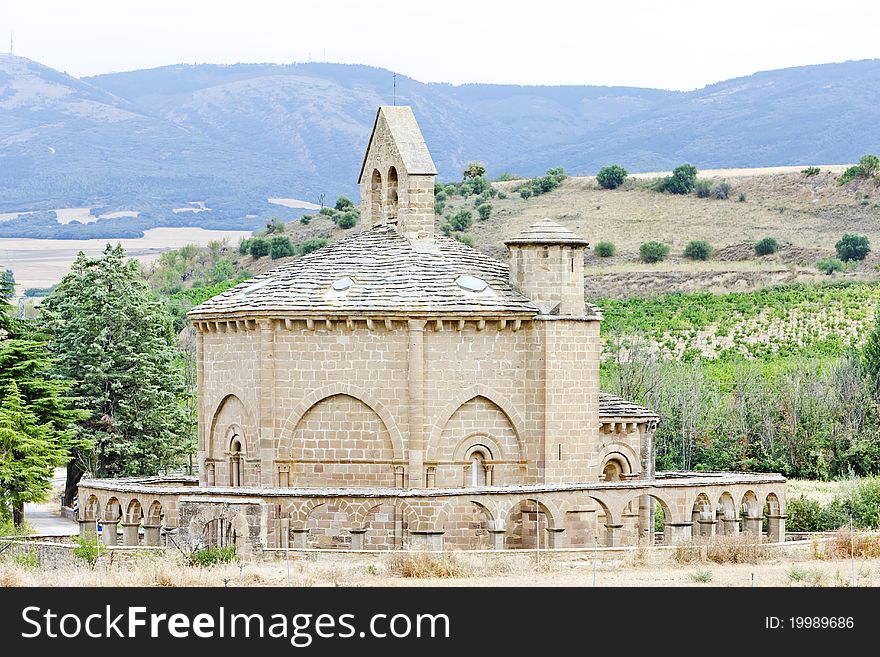 Church of Saint Mary of Eunate, Road to Santiago de Compostela, Navarre, Spain