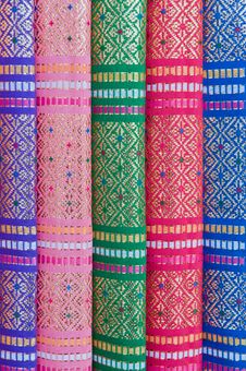 Thai Silk. Royalty Free Stock Photo Thai Silk. Royalty Free Stock Photo