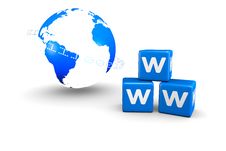 World Globe And World Wide Web Text Royalty Free Stock Photos World Globe And World Wide Web Text Royalty Free Stock Photos