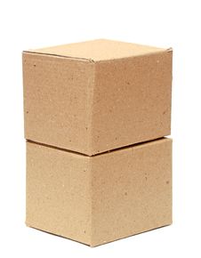 Cardboard Boxes Stock Photography