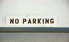 No Parking Sign Stock Photos