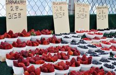 Berries For Sale Royalty Free Stock Photo Berries For Sale Royalty Free Stock Photo