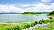 Kaeng Krachan Dam & Reservoir Royalty Free Stock Images Kaeng Krachan Dam & Reservoir Royalty Free Stock Images
