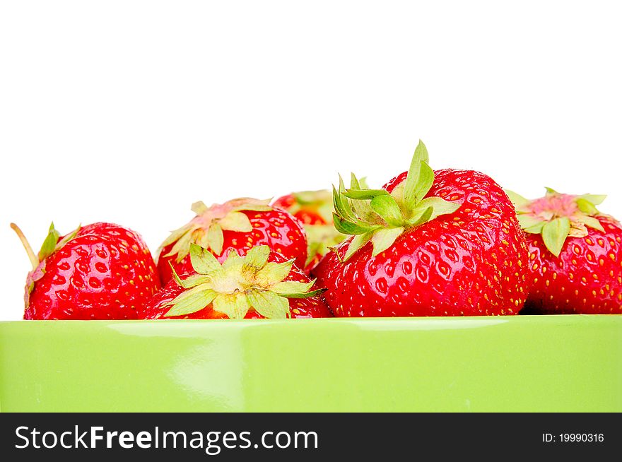 Strawberry isolated on a white background.