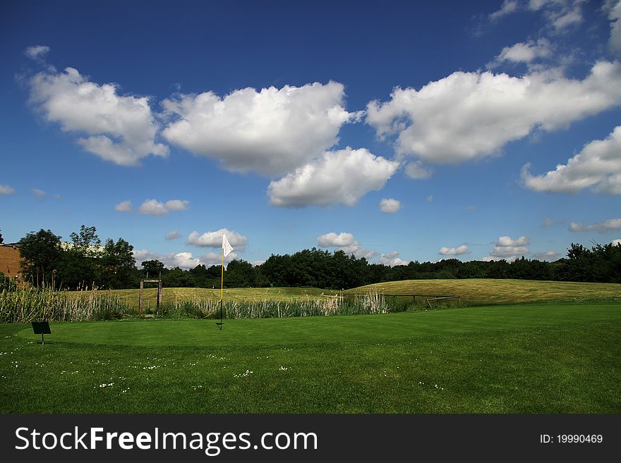 A golf course