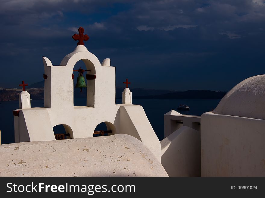 Oia - village, Santorini island, Greece. Foto taken on: may, 2011