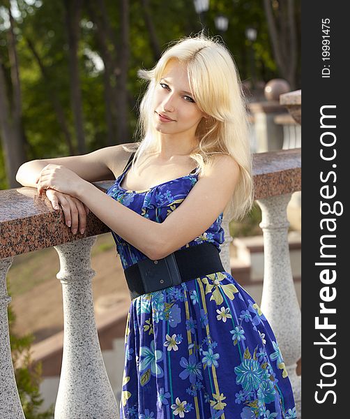 Beautiful Young blonde girl  with long hair. Beautiful Young blonde girl  with long hair